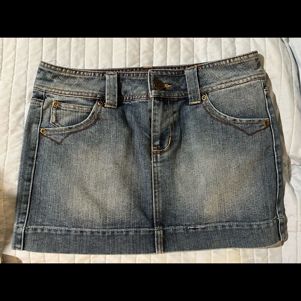 SO Wear It Declare It Denim Mini Skirt 5